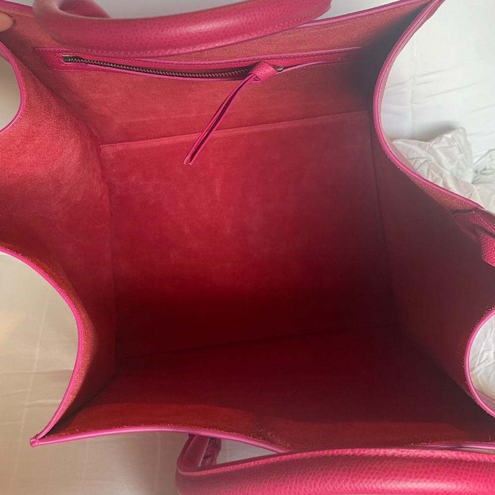 Celine Medium Luggage Phantom Bag in Fuchsia - Picture 7 of 7